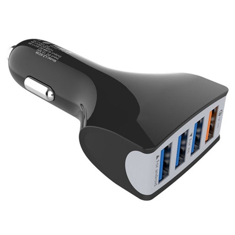 4 USB A Ports Adapter Car Fast Charger